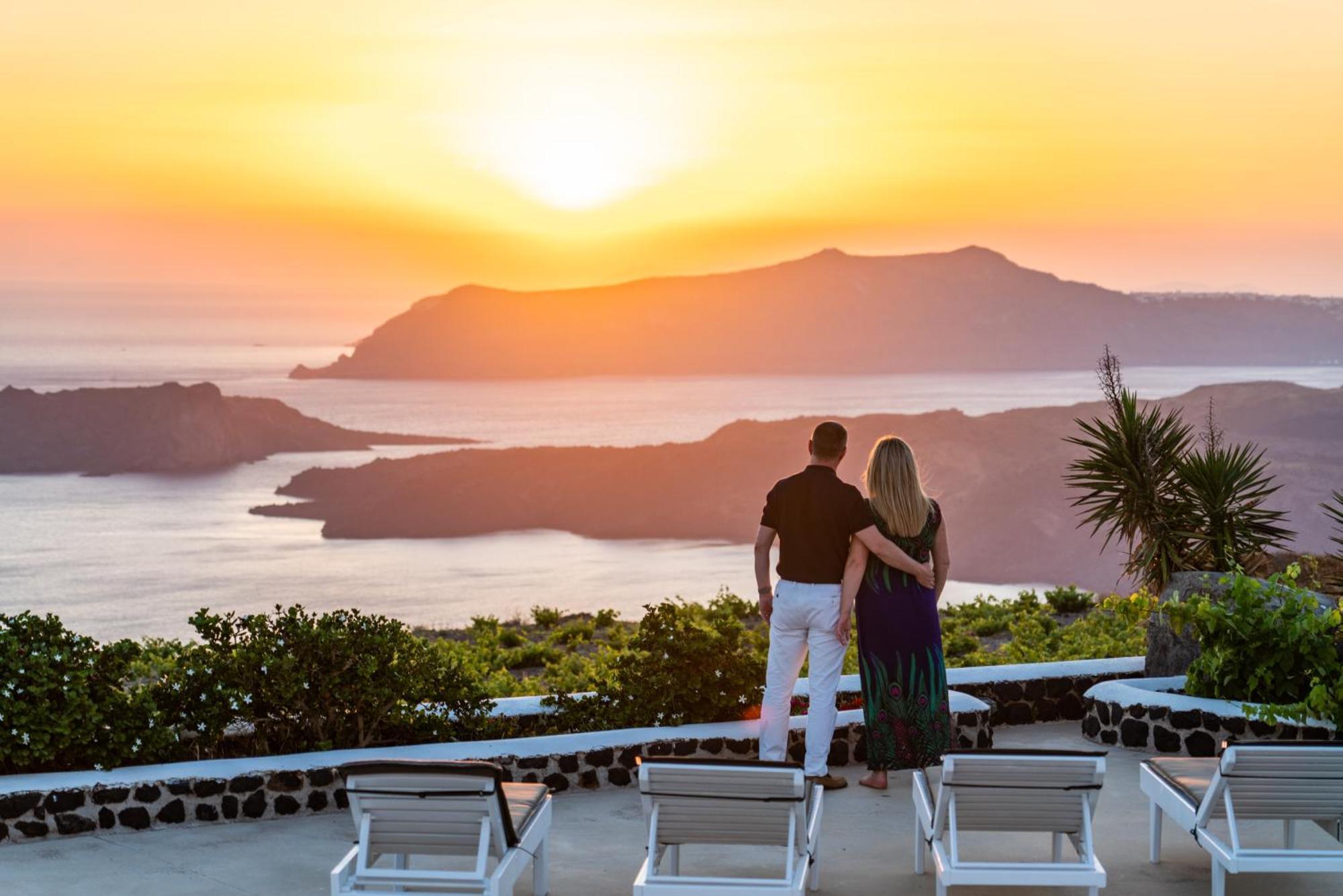 Villa Oinos - Sunset Views Ormos Athinios المظهر الخارجي الصورة