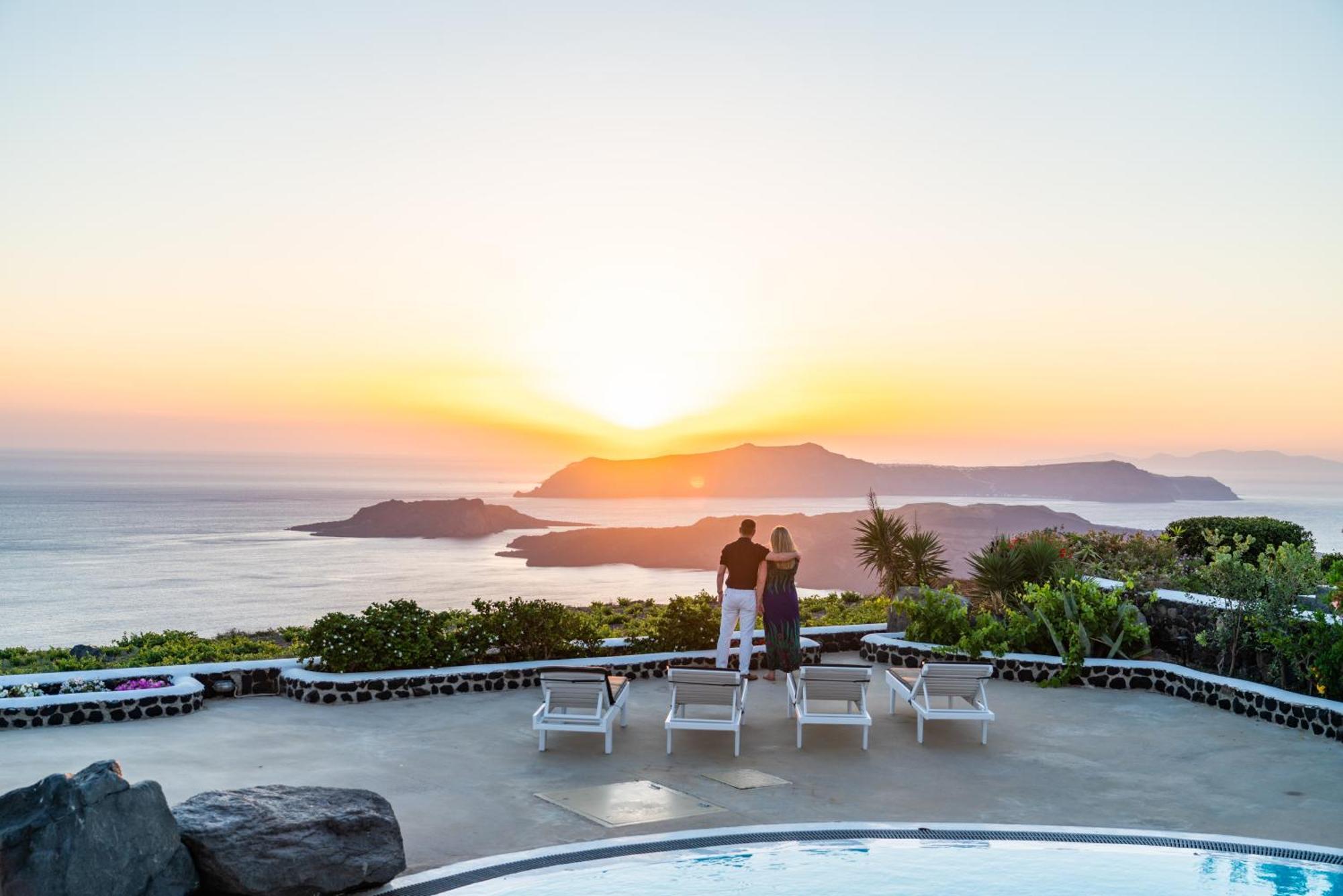 Villa Oinos - Sunset Views Ormos Athinios المظهر الخارجي الصورة