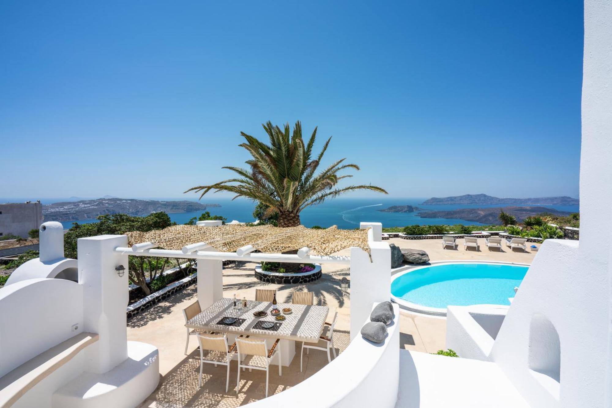 Villa Oinos - Sunset Views Ormos Athinios المظهر الخارجي الصورة