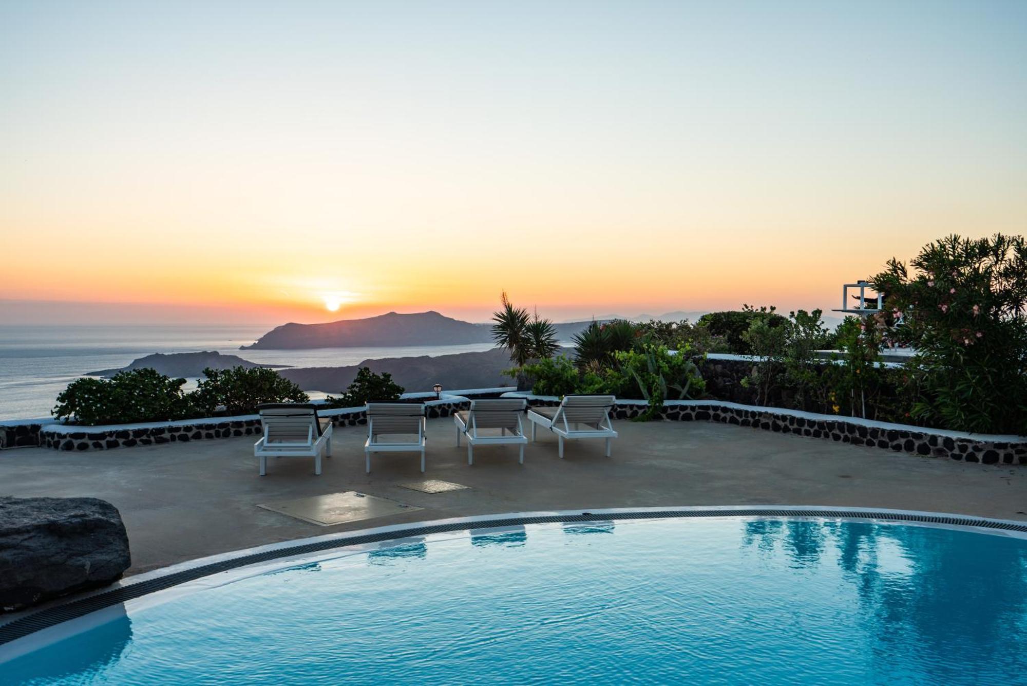 Villa Oinos - Sunset Views Ormos Athinios المظهر الخارجي الصورة